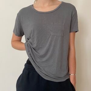 Mossimo pocket tee grayish blue